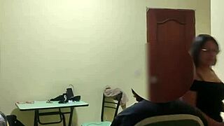 Venezuelan housewife seduced by young roommate in taboo bedroom roleplay