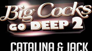 Big Tits Milf Deepthroats Monster Cock In Fishnets