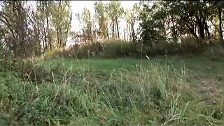 your step grandma spreads wide for young cock outdoor whore pounding