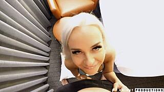 Bad Bella Chokes on Daddy's Huge Dick and Gulps Every Drop