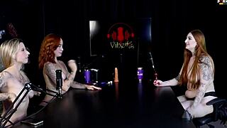 Ingridi Victoria spills dirty secrets in red sheer lingerie casting interview with baby fire