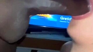 ever caught your wife cheating with real passion and creampie?