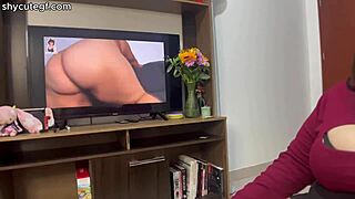 Bbw Milf Isabelle Myers Strokes Stepsons Huge Cock with Dirty Talk Preview!