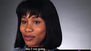 passion explodes in big ass black milf solo rub!