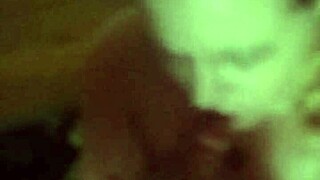 redhead milf sucks my balls gently and teasingly