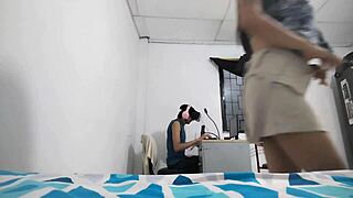 Busty stepsis dances sexy vr lust in stepbro's apartment alone