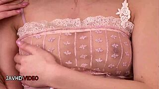 Seductive Japanese Milf Rika Aiba Fingers Herself in Lingerie