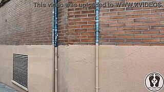 Two Flirty BBW Ladies Lucky Street Fuck Big Tits