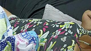 horny stepmom savors sucking that delicious thick cock