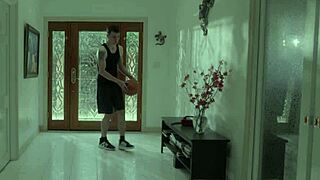 Curvy ebony spider-woman threesome devours neighbor cock