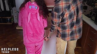 Daddy! Why Are You Touching Innocent Stepdaughter Alone At Home?