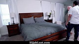 shy muslim chloe amour rides friend's big cock cowgirl style