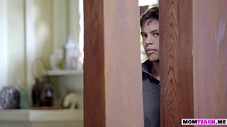 Why does busty stepmom let stepson massage then fuck her deep?