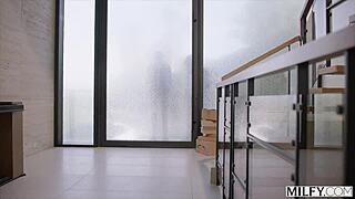 Sophia Locke Redhead Milf Spit-Roasted By Two Massive BBCS Interracial