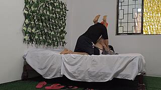 stepmom stepson dive into homemade amateur fuck fest