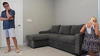 Sneaky sock babysitter caught, lust surges in wild encounter!