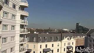 big clit milf bends for bbc pounding and facial blast