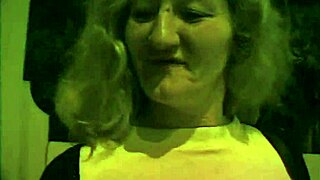 step grandma whore deepthroats chubby cock cumslut