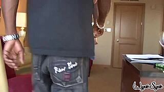 big clit milf bends for bbc pounding and facial blast