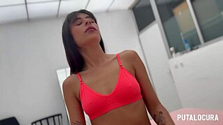 Torbe Creampies Sexy Petite Latina Teen Mells Blanco's Wet Pussy