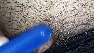 curvy european milf explores her big pussy solo