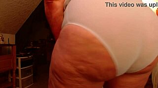 Curvy Mature Dawnskye Shakes Huge Natural Tits in Panty Parade Update!