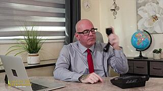 Hubby Hires Stepdaughter for Workout... But She's Bound and Spanked?