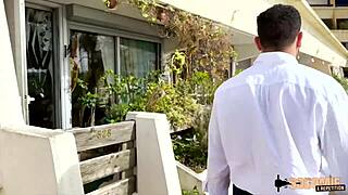 sophia teases small waist and natural tits for rough sex