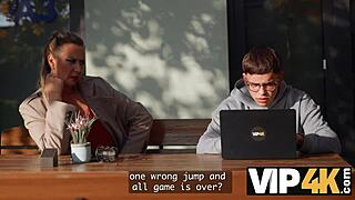 chubby blonde milf cougar fucks hard shaved pussy big natural tits