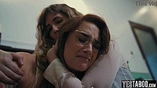 Big Tits Bi Milf Lures Curvy GF for BBC Threesome