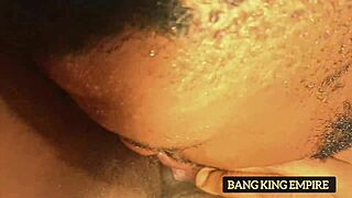 Jezebel Queen's Big Ass Takes Two Brothers-in-Law Creampie Cumshots