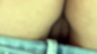 stepmom skips panties slips into jeans offers ass for fucking?