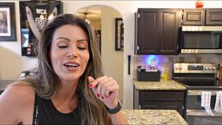 strip poker with stepmom coco vandi got so hot, her big tits bounce on my cock now