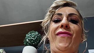 Wife Bends Over Chair For Husband's Deep Ass Pounding