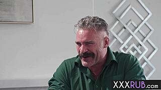 Blonde milf Taylor Wild surrenders big tits to hard massage dick ride