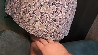 Hot bbw mommy's anal creampie triggers shaking orgasm