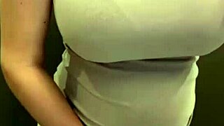 STEP MOM SUCKS DICK WITH MILKY TITS AND FLASHES SWOLLEN PUSSY