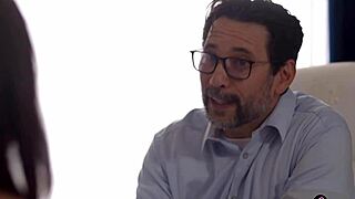 lawyer pounds chinese milf nicole doshi's asshole bent over office desk