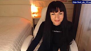 Helga bad sexy striptease pussy vibin lingerie