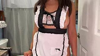 Egyptian Maid Amira Ali Strips And Fucks For Cash