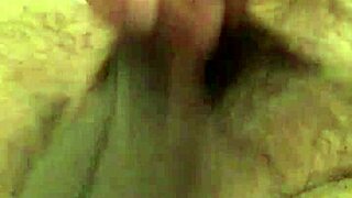 uncut mature strokes to explosive cumshot solo