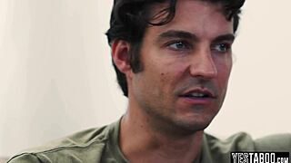 sly roommate sneaks up on ebony milf porn addict for rough black cock pounding