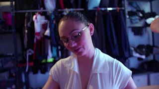 will this lecherous milf peg your ass before cumshot?