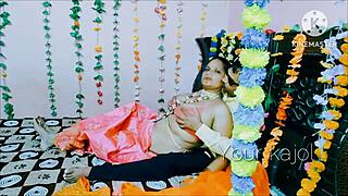 bua teaches suhagraat sex with her fat curvy ass