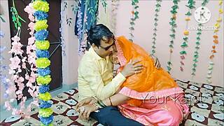 bua teaches suhagraat sex with her fat curvy ass