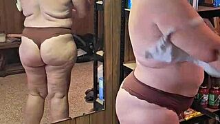 Milf, show us that big ass and tits strip!