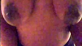 Horny Ebony Cougar Milf Begs For Stepson's Monster Black Cock!