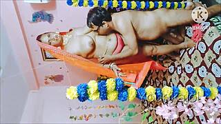 bua teaches suhagraat sex with her fat curvy ass