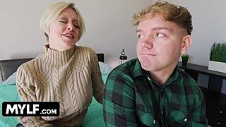 Stepmom's Massive Tits Bounce Wild on Stepson's Huge Cock!