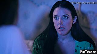 milf's huge boobs quiver from hot lesbian fingering session